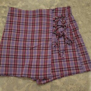 Sonoma plaid skort brand new